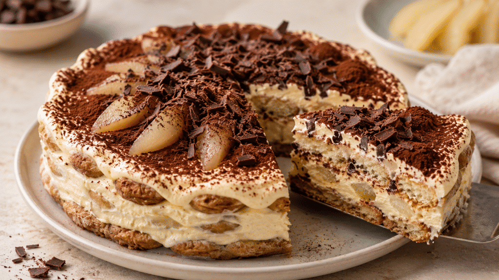 TIRAMISU POIRES & CHOCOLAT