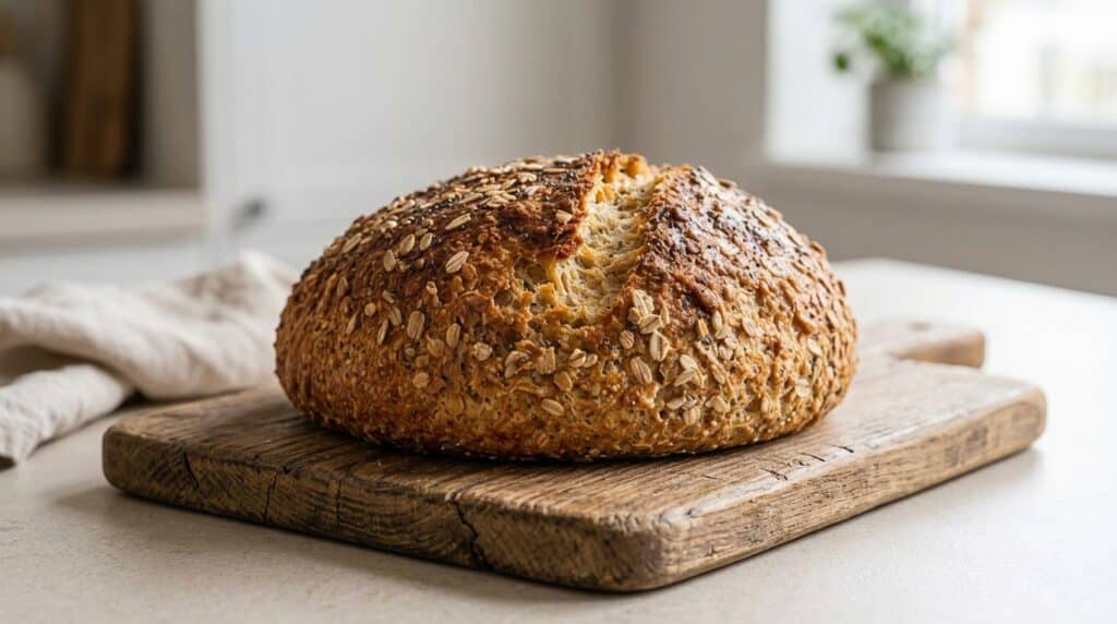 PAIN SANS FARINE À L’AVOINE & AUX GRAINES DE CHIA