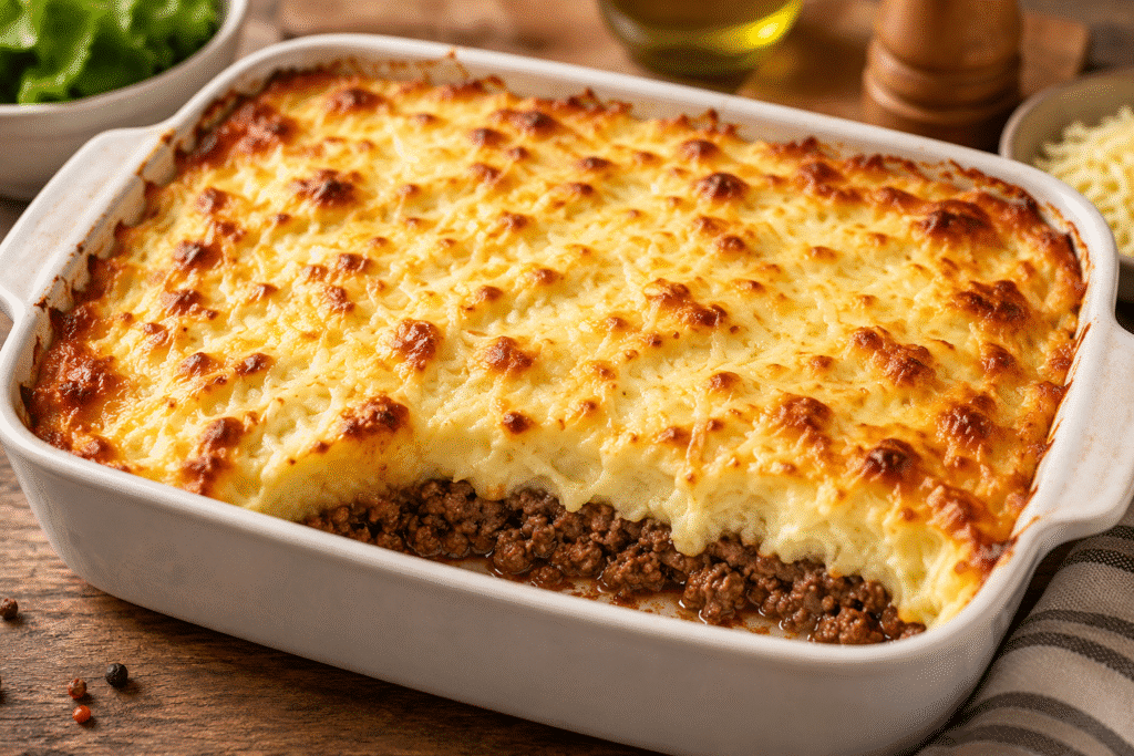 Hachis Parmentier fondant et gratiné