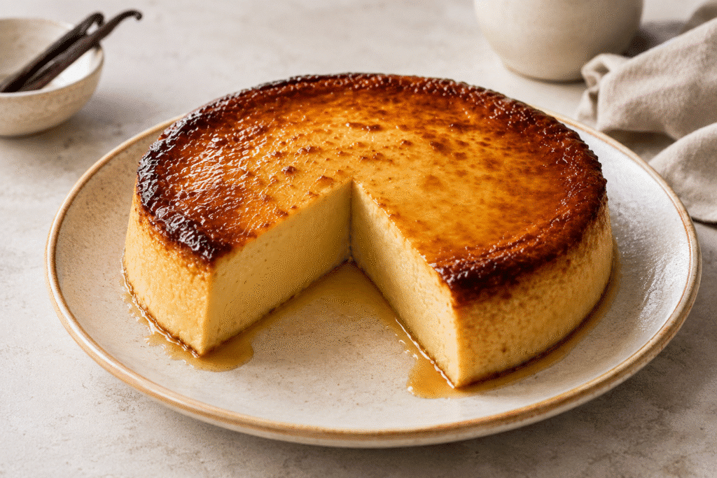 FLAN LÉGER MAISON SANS PÂTE