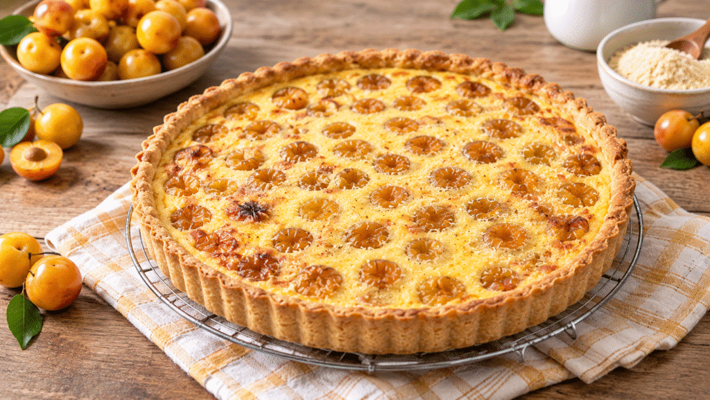 Tarte aux mirabelles à l’alsacienne