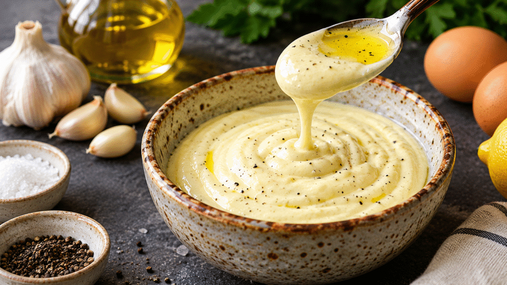 SAUCE AÏOLI MARSEILLAISE MAISON